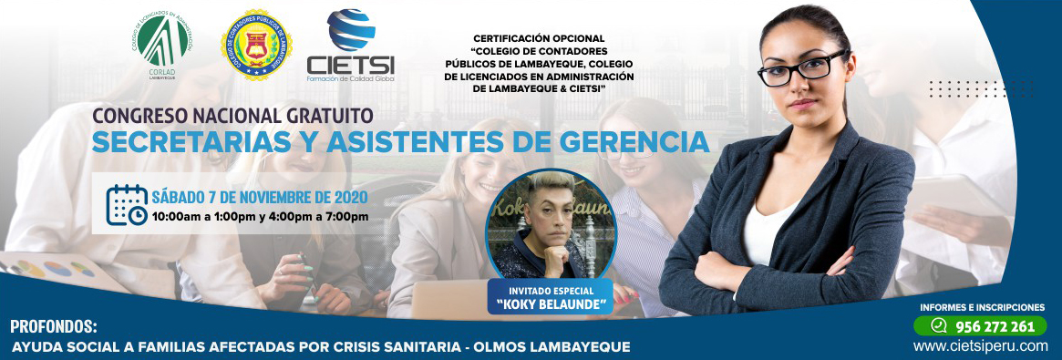 CONGRESO NACIONAL DE SECRETARIAS Y ASISTENTES DE GERENCIA 2020