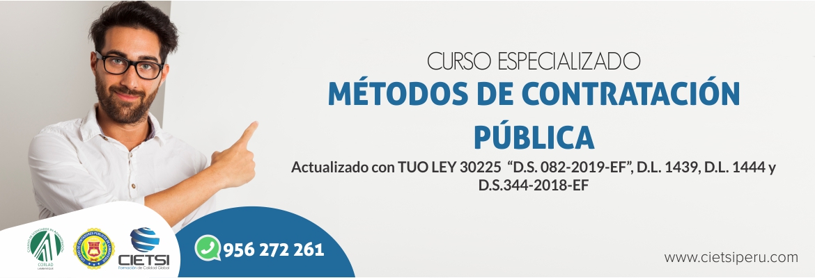 curso especializado  mEtodos de contrataciOn pUblica 2019 nuevo