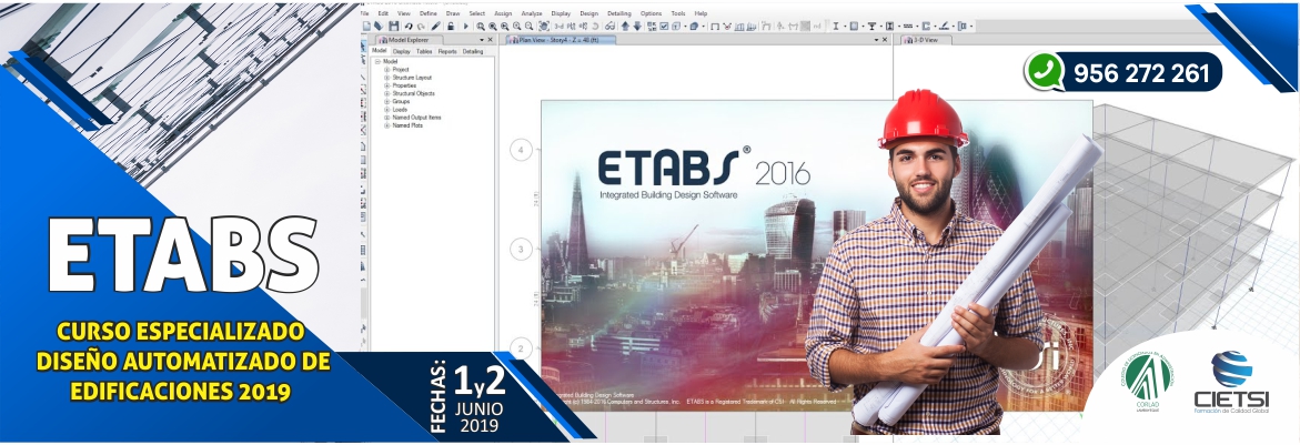 curso especializado dise  o automatizado de edificaciones en etabs 2019 nuevo