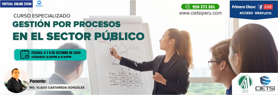 CURSO ESPECIALIZADO GESTIÓN POR PROCESOS EN EL SECTOR PÚBLICO 2020