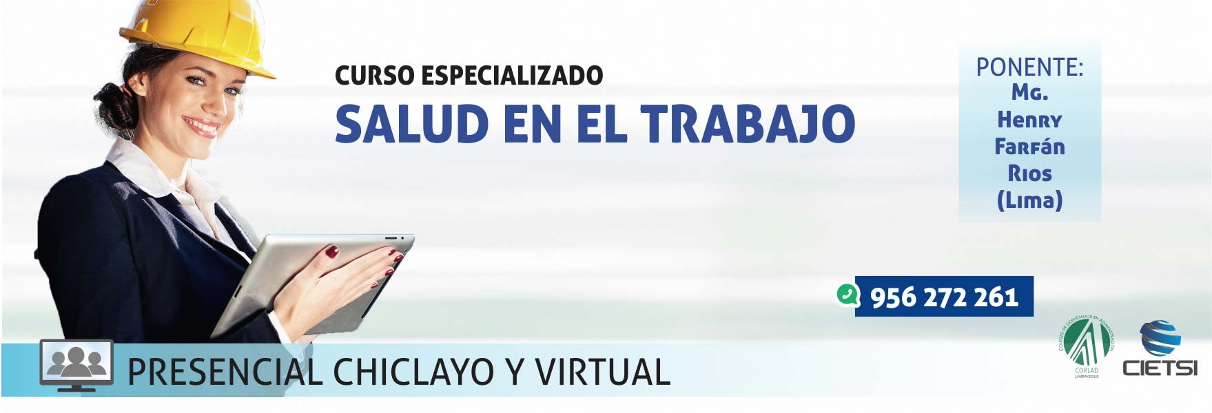 CURSO ESPECIALIZADO SALUD EN EL TRABAJO 2018