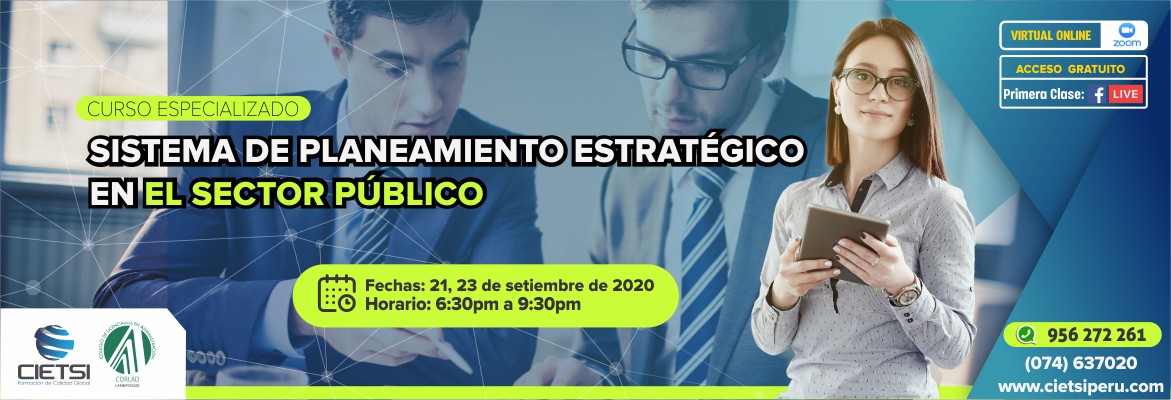 curso especializado sistema de planeamiento estratEgico en el sector pUblico 2020