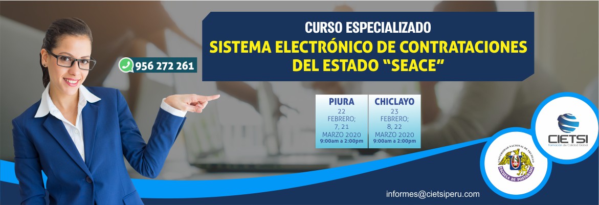 curso especializado sistema electrOnico de contrataciones del estado seace 2020 nuevo