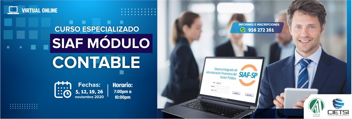 CURSO ESPECIALIZADO SIAF RP MÓDULO CONTABLE 2020