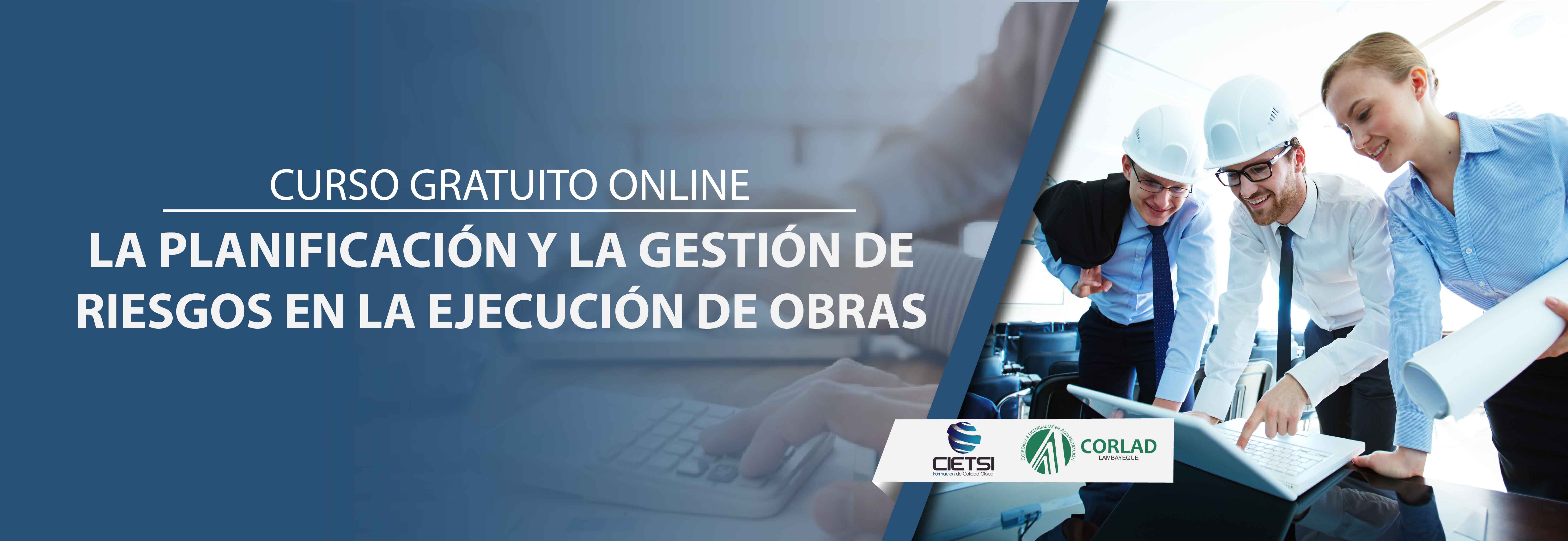 curso online la planificaciOn y la gestiOn de riesgos en la ejecuciOn de obras 2017