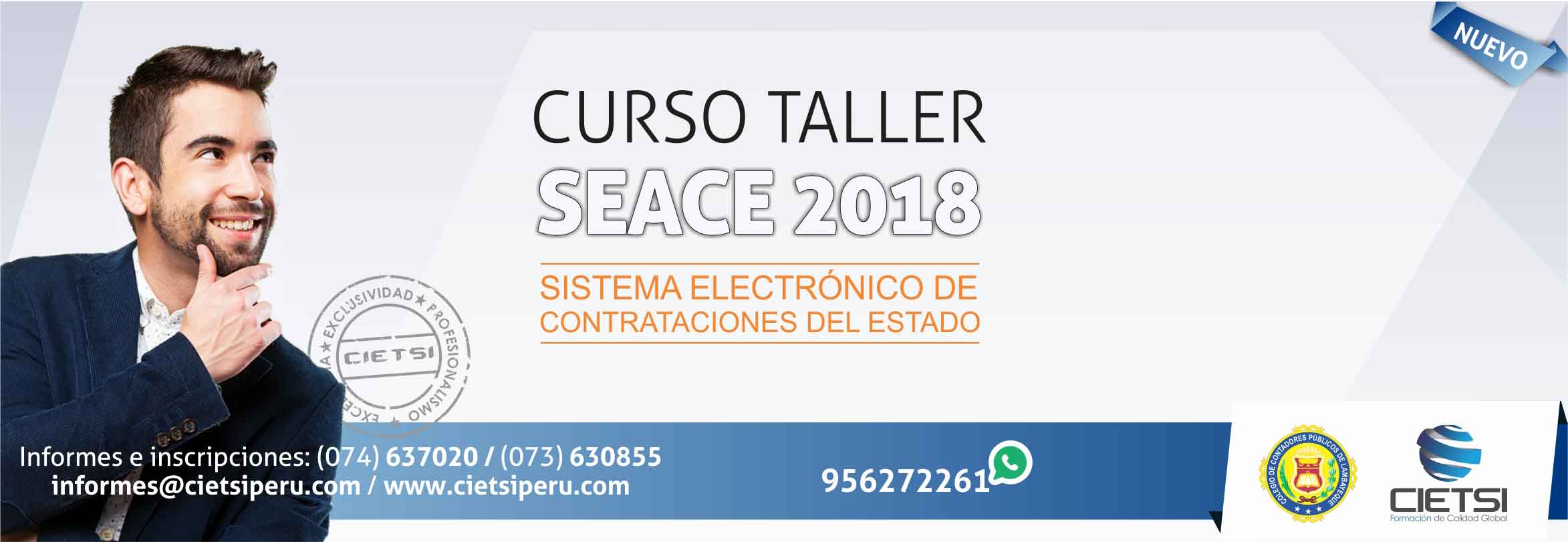 CURSO TALLER SISTEMA ELECTRÓNICO DE CONTRATACIONES DEL ESTADO SEACE 2018