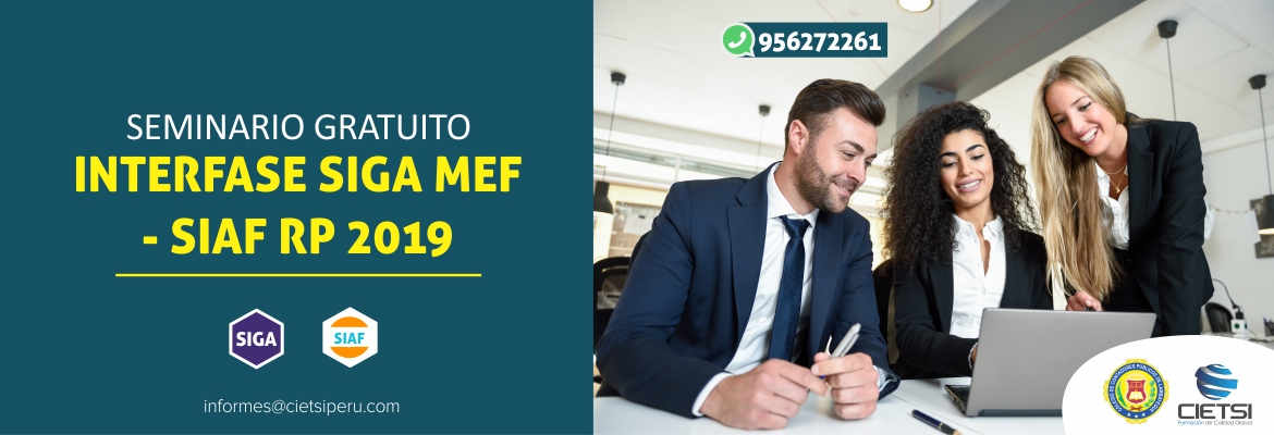 seminario interfase siga mef   siaf rp 2019