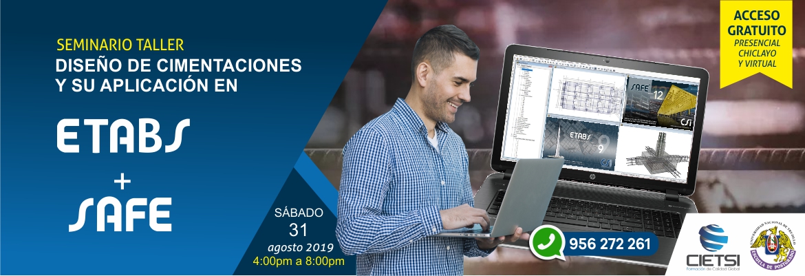 seminario taller dise  o de cimentaciones y su aplicaciOn en safe   etabs 2019