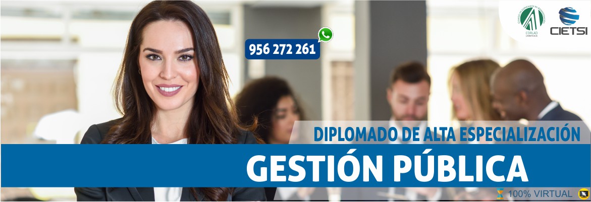 DIPLOMADO DE ALTA ESPECIALIZACIÓN EN GESTIÓN PÚBLICA 2018 - 2019