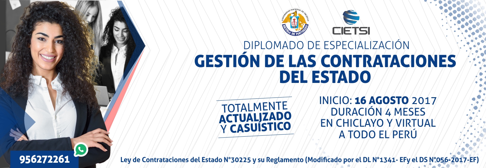 diplomado de especializaciOn en gestiOn de las contrataciones del estado 2017